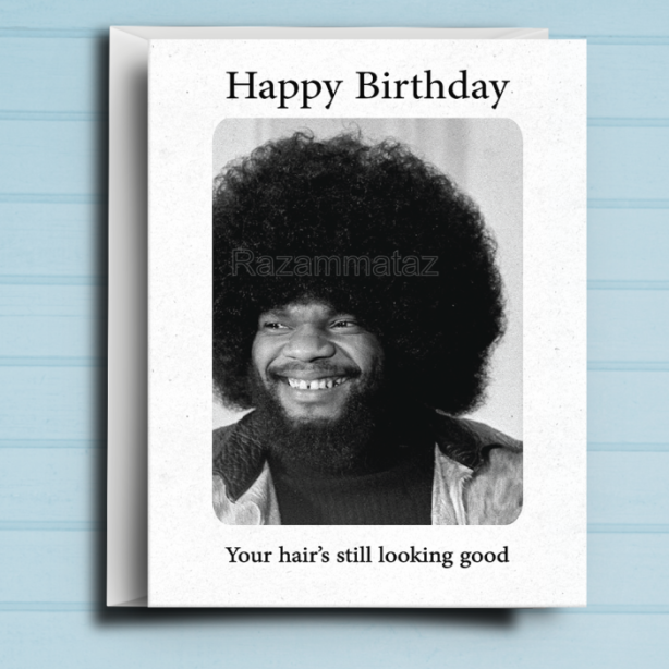 Black Man Birthday Card H